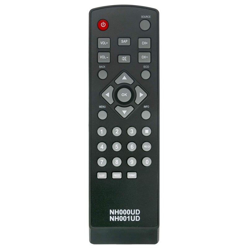 Beyution NH001UD Remote Control fit for Emerson Sylvania LCD LED TV LC320EM1 LC320EMX LC401EM2 LC407EM1 LC320EM2 LC370EM2 LC320EM1F LC320EM2F LC320EMXF LC401EM2F LC401EM3F LC260EM2A CLC320EM2F CLC401EM2F - Image 1